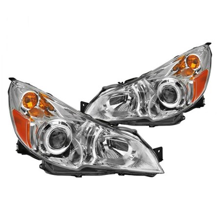 Overtime Chrome Factory Style Projector Headlights for 2010-2012 Subaru Legacy OV3737187